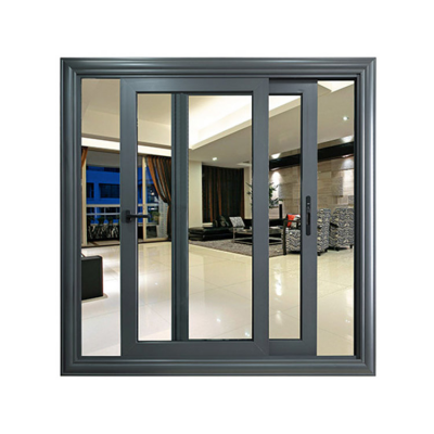 Australia standard large glass panels design aluminum sliding patio door